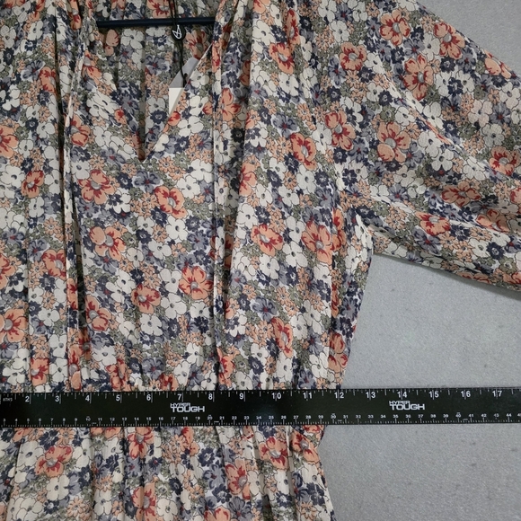 NWT MinkPink Womens Arve Floral Belted Midi Dress XS - Picture 6 of 13